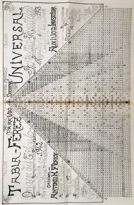 La tabla Férez está hecha a mano por su autor en una lámina de dimensiones 44x32 cm, que acompaña a cada ejemplar (fotograbada)