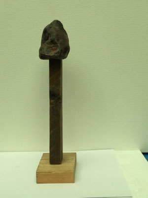 Frank Talloen, 9,5x9x30, Wood/Stone, 2015.S30