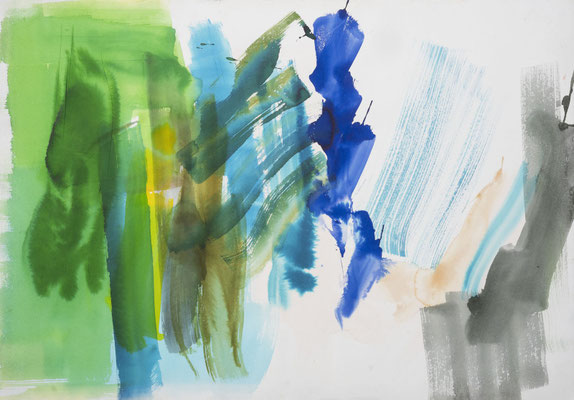 Gottfried Mairwöger, Ohne Titel, Aquarell auf Papier, 70 x 100 cm - verfügbar