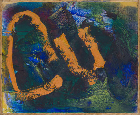 Gottfried Mairwöger, Sekundenbild, Öl auf Holz, 40 x 50 cm - verfügbar