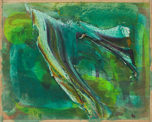 Gottfried Mairwöger, Sekundenbild, Öl auf Holz, 50 x 40 cm - verfügbar