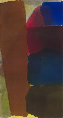 Gottfried Mairwöger, Permanent Wave, Öl auf Leinen, 1981, 55 x 103 cm - Privatsammlung