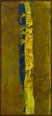 Gottfried Mairwöger, Papai, Öl auf Leinen, 1987, 194 x 85 cm - verfügbar