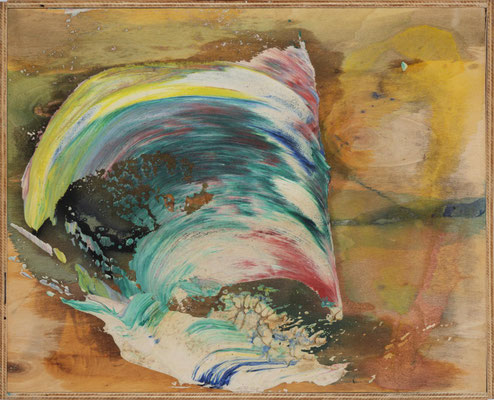 Gottfried Mairwöger, Sekundenbild, Öl auf Holz, 40 x 50 cm - verfügbar