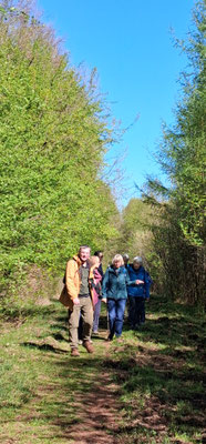 Gruppe 1 auf dem Delmepfad