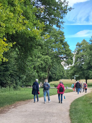 Unterwegs im BUGA-Gelände