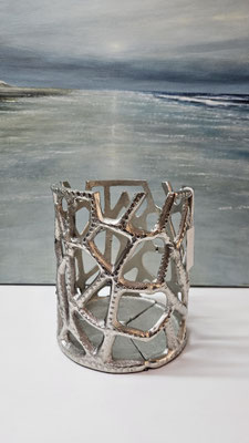 Dekoratives Metallgeflecht Durchm.18 cm / Höhe 21 cm, 39,-€