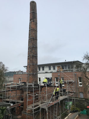 Dacharbeiten am Kesselhaus 