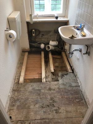 Wasserschadensanierung vorher