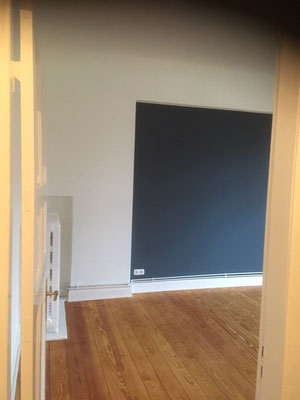 Neue Farbe, neuer Lack, Parkett geschliffen und geölt