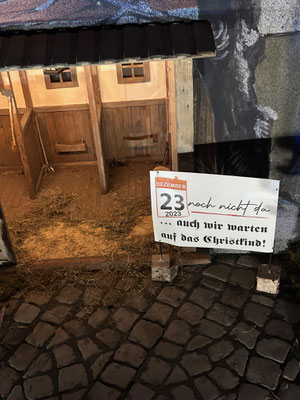 ... warten auf das Christkind