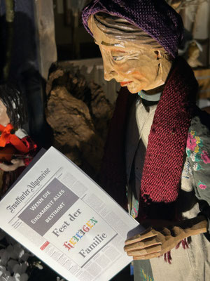 "Fest der Heiligen Familie" (29.12.2024) in der Milieukrippe von Sankt Maria in Lyskirchen