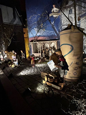 Bilder der Milieukrippe in Sankt Maria in Lyskirchen am 1. Januar 2025