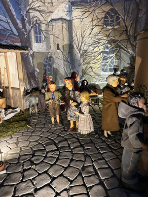 "Fest der Heiligen Familie" (29.12.2024) in der Milieukrippe von Sankt Maria in Lyskirchen