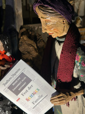 "Fest der Heiligen Familie" (29.12.2024) in der Milieukrippe von Sankt Maria in Lyskirchen