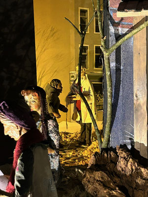 Bilder der Milieukrippe in Sankt Maria in Lyskirchen am 1. Januar 2025