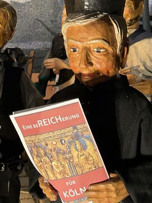 Dreikönig 2024 in der Milieukrippe in Sankt Maria in Lyskirchen