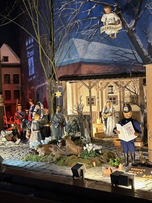 Dreikönig 2024 in der Milieukrippe in Sankt Maria in Lyskirchen