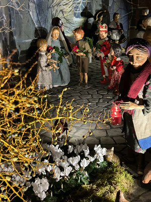"Tag der Unschuldigen Kinder" (28.12.2024) in der Milieukrippe in Lyskirchen