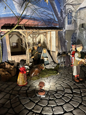 Bilder der Milieukrippe in Sankt Maria in Lyskirchen am 1. Januar 2025