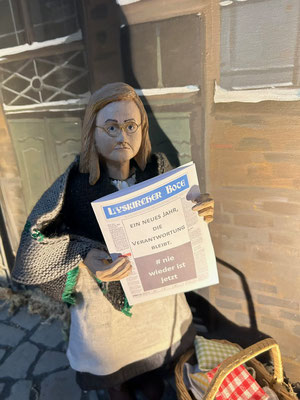 Bilder der Milieukrippe in Sankt Maria in Lyskirchen am 1. Januar 2025