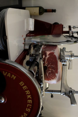Van Berkel Aufschnittmaschine und Prosciutto di Parma