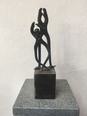 2019 Dr. Dietmar Hawran - www.kunstaresenal-ravensburg.de - Pas de deux - ca. 30 x 10 x 10 cm