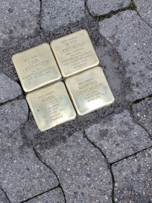 Zur Erinnerung an Familie Lichtenstein aus der Hauptstraße 58