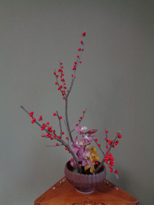 髙橋暁美　   啓翁桜　シンビジューム