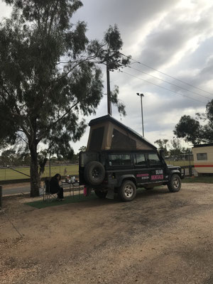 Crocodile Caravan Park - Erste Parzelle