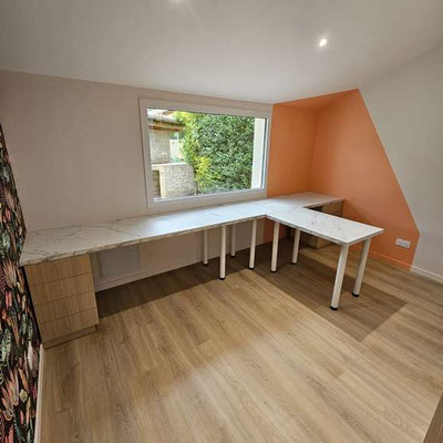 aménagement sur mesure de magasin, agencement de magasin, aménagement sur mesure de bureau, bureau sur mesure, espace de travail sur mesure, espace détente sur mesure, espace coworking sur mesure ( Parnans - Drôme)