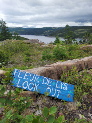 Blick nach Fleur de Lys