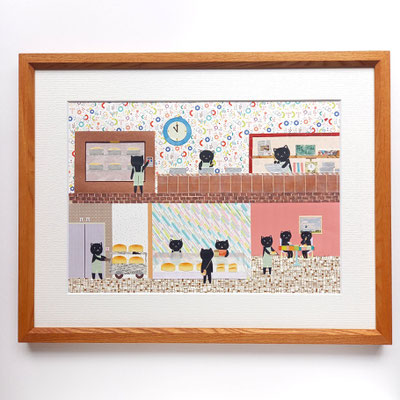 「チーズケーキ工場」435mm×555mm　2023年