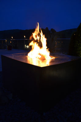 feuerwürfel cubo stahl-art Rufer