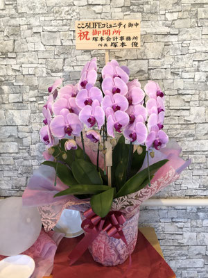 塚本会計事務所様より開所のお祝いを頂戴いたしました。