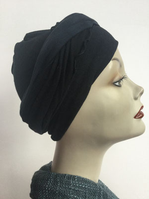 G38 - Kopfbedeckungen kaufen - Baumwollschlauch (Jersey) und Chäppli - schwarz