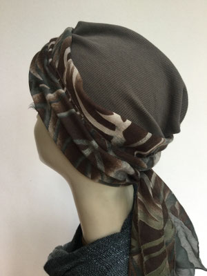 So 29ze - Turban Nizza mit Schlaufe -  taupe