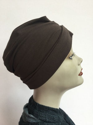 So 39v  - Turban Nizza ohne Schlaufe - braun