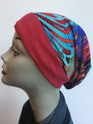 So 69h - Beanie  Schlumpfmütze einfach - multicolor türkis rot blau