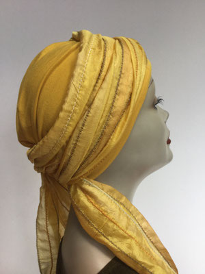 So 29 - Turban Nizza mit Schlaufe - Neapelgelb