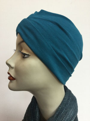 So 39zd - Chemochäppli kaufen - Turban Nizza ohne Schlaufe - petrol