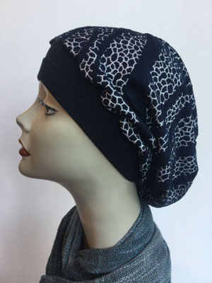 So 69p - Chemochäppli kaufen - Beanie  Schlumpfmütze einfach - tiefblau netzartig
