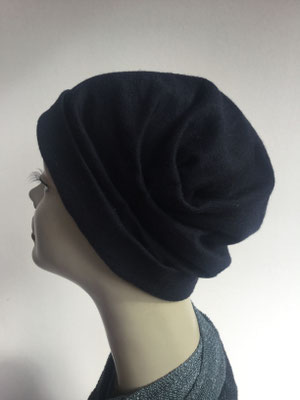 Wi 39b - Turban ohne Schlaufe - dunkelblau - Kopfbedeckung kaufen