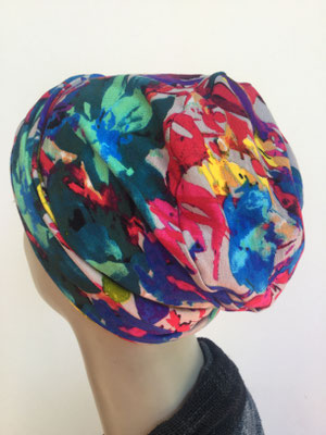 So 19h - Chemochäppli kaufen - Hutmodell Beanie (doppelte Stofflage) - multicolor fröhlich