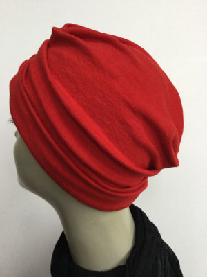 So 39zk  - Turban Nizza ohne Schlaufe - feuerrot