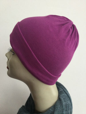 G22 - Kopfbedeckungen kaufen - Baumwollchäppli fest - fuchsia