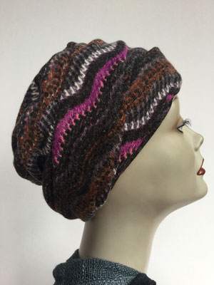 Wi 19d - Beanie genäht - multicolor - Kopfbedeckung kaufen 