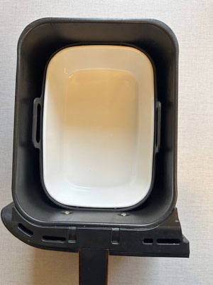 Auflaufform mit Silikonform im Ninja