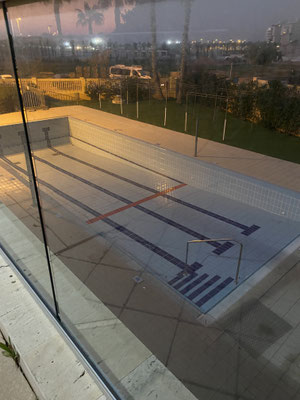 Piscine dans l'immeuble