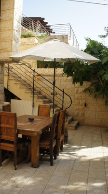 Descente vers le ré de jardin